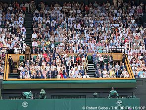 Die Royal Box mit königlichen Gästen