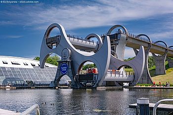 Das Falkirk Wheel: Wenn Boote schweben lernen