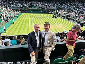 Wolf und Robert Siebel am Centre Court