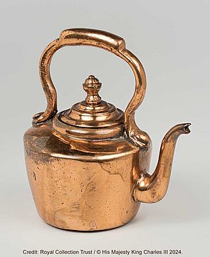 Miniatur-Teekessel aus Kupfer