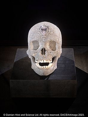 Damien Hirst: The Weight of Things at the Museum of Urban and Contemporary Art (MUCA), 2023. 