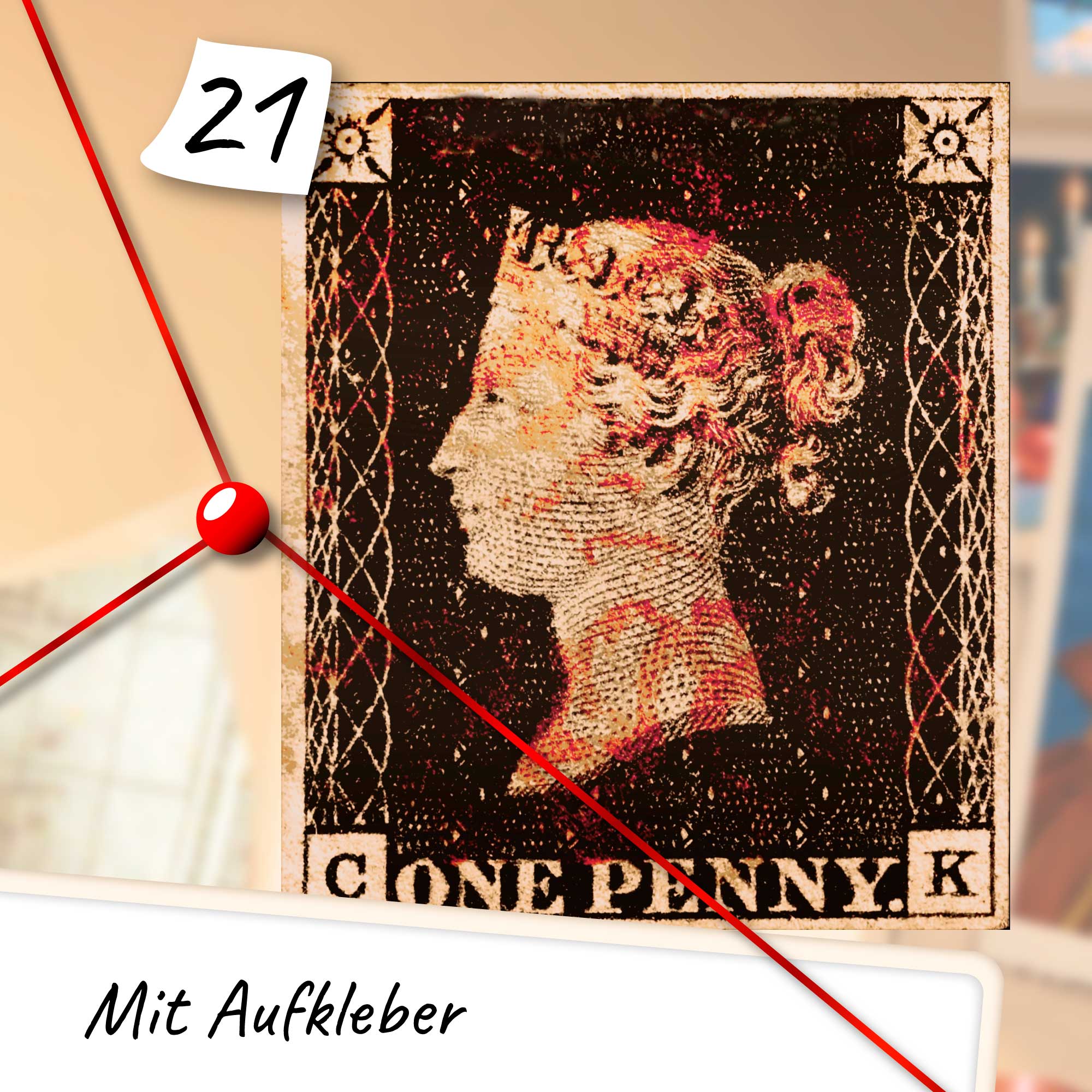 Englische Briefmarke