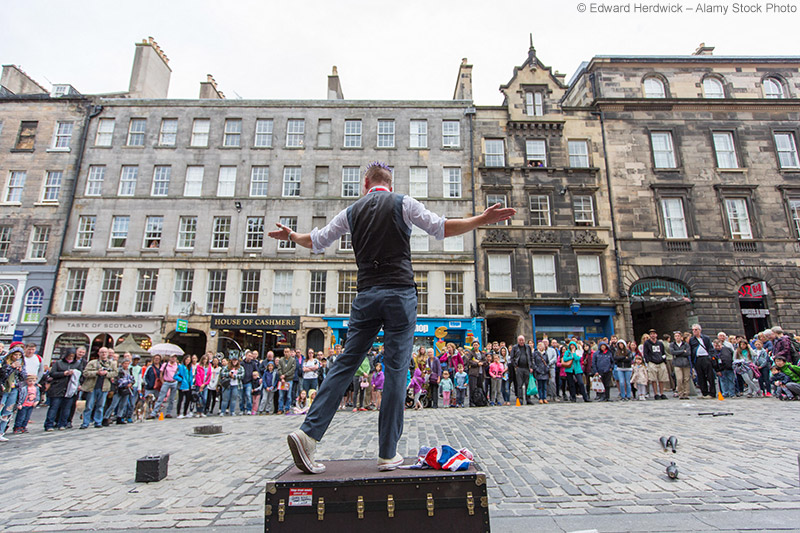 Beim Fringe-Festival in Edinburgh