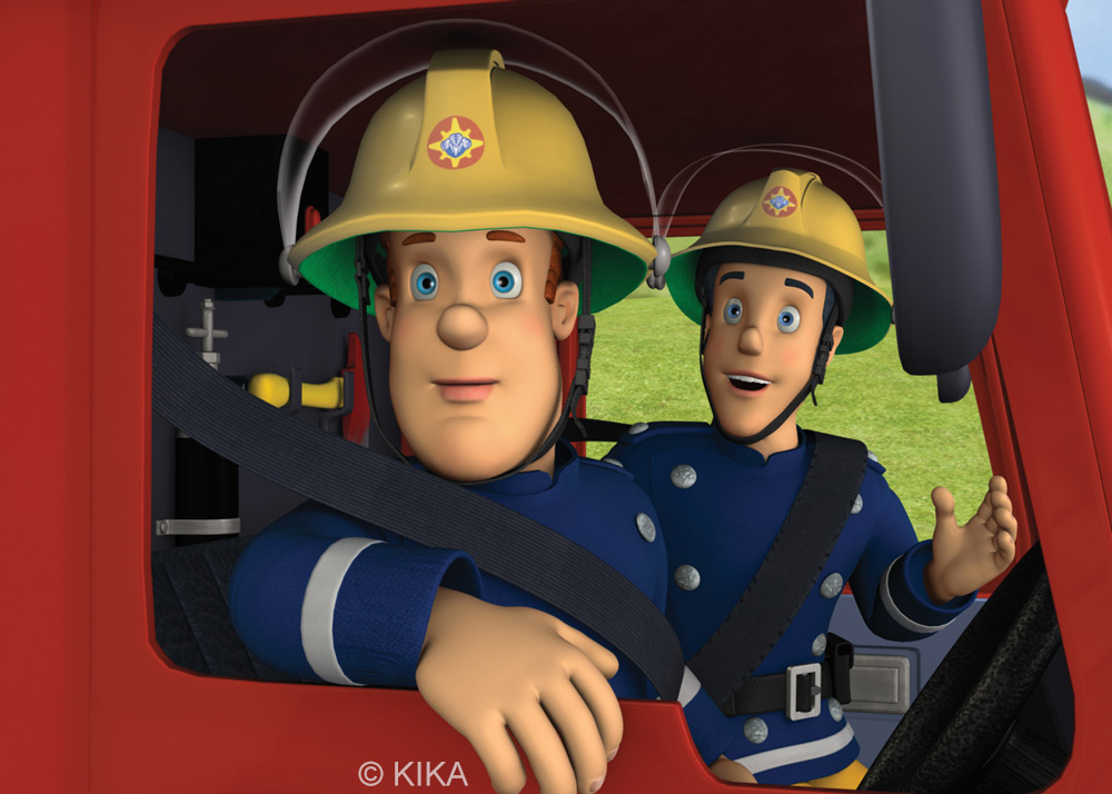 Feuerwehrmann Sam im Einsatz
