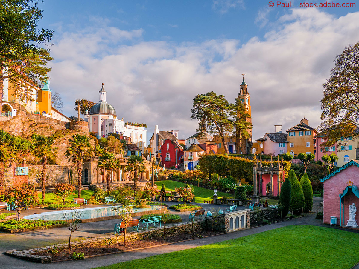 Portmeirion: italienisches Flair in Nordwales